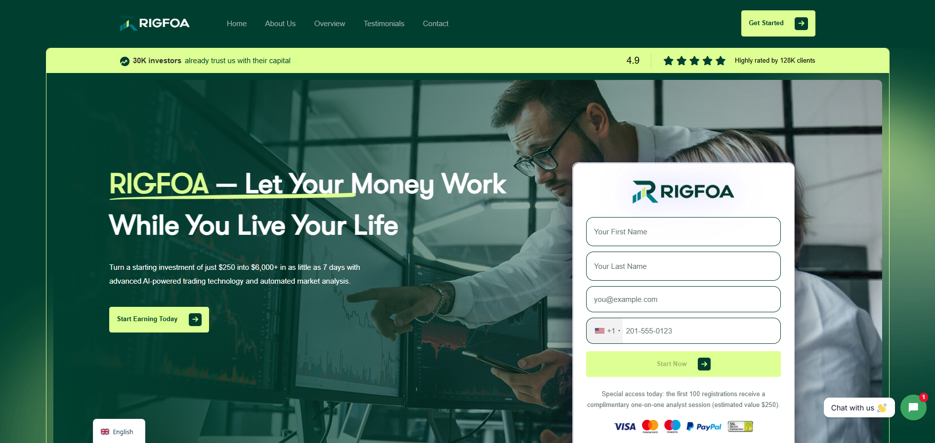 RIGFOA platform overview